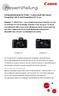 Pressemitteilung. Kompaktkameras für Profis Canon stellt die neuen PowerShot G5 X und PowerShot G9 X vor