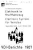 VDI-Berichte Elektronik im Kraftfahrzeug Electronic Systems for Vehicles. --1 r. Tagung Baden-Baden, 6. und 7. Oktober 2005