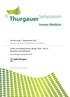11. Thurgauer Symposium Innere Medizin