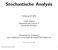 Stochastische Analysis