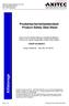 AXIstorage. Produktsicherheitsdatenblatt Product Safety Data Sheet