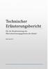 Technischer Erläuterungsbericht. Für die Neufestsetzung des Überschwemmungsgebietes der Dinkel