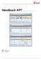 Handbuch APT (Arbeitszeit-Planungs-Tool)