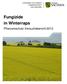 Fungizide in Winterraps. Pflanzenschutz-Versuchsbericht 2013