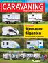 Sonderdruck aus Heft 1/2017 CARAVANING. Europas großes Camping-Magazin 5 MODELLE IM TEST. Stauraum- Giganten. Transport-Caravans für jeden Zweck