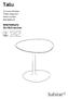 Tallu. Occasional table Table d appoint Mesa auxiliar Beistelltisch / x 50,5 x 46,5 cm