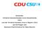 Antworten Christlich Demokratischen Union Deutschlands (CDU) und der Christlich-Sozialen Union in Bayern (CSU) auf die Fragen vom Netzwerk