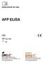 AFP ELISA. Instructions for Use EIA Distributed by: