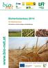 Bioherbstanbau 2014 Teil Westösterreich Informationen zu Sorten, Saatgut, und Kulturführung