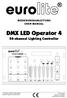 DMX LED Operator 4 50-channel Lighting Controller