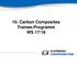 10. Carbon Composites Trainee-Programm WS 17/18