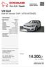 14.200,inkl. 19 % Mwst. VW Golf Golf VII Variant CUP 1.6TDI SITZHZG. ostermaier.de. Preis: