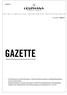 GAZETTE. 6. Juni 2017 // NR 51/17. Amtliches Mitteilungsblatt der Körperschaft und der Stiftung