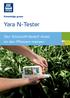 Yara N-Tester. Den Stickstoff-Bedarf direkt an den Pflanzen messen