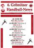 6. Grömitzer Handball-News