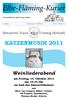 5. Jahrgang Donnerstag, den 13. Oktober Katzenmusik Weinliederabend. am Freitag, 14. Oktober 2011 um Uhr im Saal des Simonettihauses