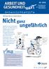 Nicht ganz. ungefährlich GESUNDHEIT. UnterrichtsHilfe DGUV ARBEIT UND GESUNDHEIT. Mit dem Rad zur Arbeit fahren. Kompetenzen