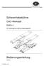 Scherenhebebühne. Bedienungsanleitung. DUO Werkstatt DUO+1. für Fahrzeuge bis kg Gesamtgewicht. Deutsch D1 0807BA1--D03