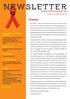 NEWSLETTER VORWEG. Schwerpunktthema HIV-Prävention & Medizin Jugendprävention. Coming Together. HIV-Test und STI-Check.
