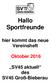 Hallo Sportfreunde hier kommt das neue Vereinsheft Oktober 2016 SV45 aktuell des SV45 Groß-Bieberau