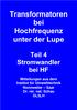 Mitteilungen aus dem Institut für Umwelttechnik Nonnweiler Saar Dr. rer. nat. Schau DL3LH