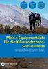 Meine Equipmentliste für die Kilimandscharo- Seminarreise. STEVE KROEGER Akademie für Motivation und Teamgeist