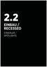 TECHNIC 2.2 EINBAU / RECESSED STRAHLER / SPOTLIGHTS