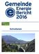 Gemeinde-Energie-Bericht 2016, Schottwien Inhaltsverzeichnis