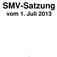 SMV-Satzung vom 1. Juli 2013