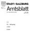 Amtsblatt. 50. Jahrgang 1999 Index. Inhalt. der Landeshauptstadt Salzburg März 2000 Folge 5a/2000