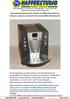 Reparaturanleitung für den Umbau der Milchschaumdüse an Siemens Surpresso und Bosch Benvenuto Kaffeevollautomaten