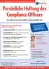 Persönliche Haftung des Compliance Officers