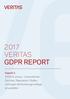 2017 VERITAS GDPR REPORT. Kapitel 1: DSGVO voraus Unternehmen fürchten, Reputation, Stellen und sogar die Existenzgrundlage einzubüßen
