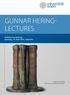 GUNNAR HERING- LECTURES