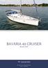 BAVARIA 46 CRUISER. Baujahr DIAMOND Yachts, Yachtzentrum Baltic Bay Börn Laboe