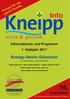 76. Kneipp-Verein Gütersloh. Informationen und Programm 1. Halbjahr Kneipp für die ganze Familie. Programmheft