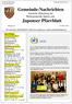 Gemeinde-Nachrichten Amtliche Mitteilung der Marktgemeinde Japons und Japonser Pfarrblatt