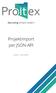 Projektimport per JSON-API