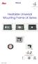 Heatable Universal Mounting Frame LK Series