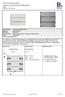B T1. Technische Dokumentation Tastsensor Standard mit Beschriftungsfeld, 3fach Best. Nr xx
