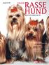 Ausgabe Das offizielle magazin des vdh. Aus dem Verband 1. Deutscher Yorkshire-Terrier-Club e.v. Hund und Leben Erstes VDH-Hüteseminar