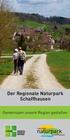 Der Regionale Naturpark Schaffhausen