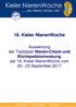 18. Kieler NierenWoche. Auswertung der Testdaten Nieren-Check und Bioimpedanzmessung der 18. Kieler NierenWoche vom September 2017