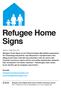Refugee Home Signs. Kontakt