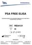 PSA FREE ELISA. Enzymimmunoassay für die quantitative Bestimmung von freiem PSA in humanem Serum und Plasma.
