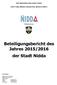 Beteiligungsbericht des Jahres 2015/2016 der Stadt Nidda