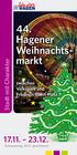 44. Hagener Weihnachtsmarkt Totensonntag, , geschlossen. Stadt mit Charakter. zwischen Volkspark und Friedrich-Ebert-Platz