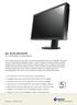 Der EIZO SX2462W. 24 -LCD-Monitor mit Wide Gamut