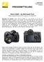 PRESSEMITTEILUNG. Nikon D300S der Multimedia Profi Digitale Spiegelreflexkamera eröffnet aufregende neue Möglichkeiten