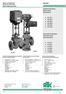 PV Valves for throttling, mixing and diverting of liquids and gases